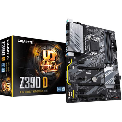 Gigaoctet de base de la base 1151 Z390 D