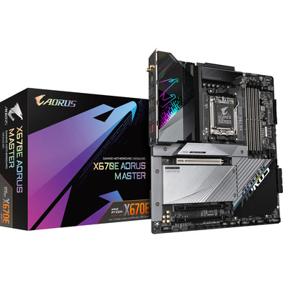 Placa Base Gigabyte AM5 X670E Aorus Master