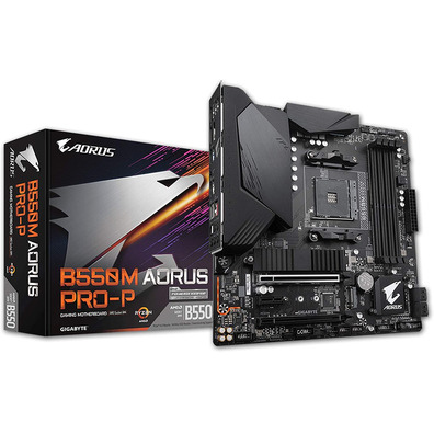 Placa Base Gigabyte B550M Aorus Pro-P 1.0 AM4