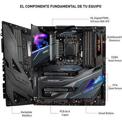 Placa Base MSI 1200 MEG Z490 Goodlike