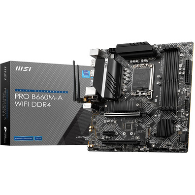 Placa Base MSI 1700 Pro B660M-A DDR4 Wifi