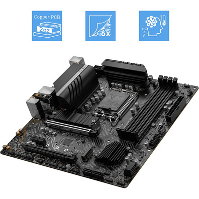 Placa Base MSI 1700 Pro B660M-A DDR4 Wifi