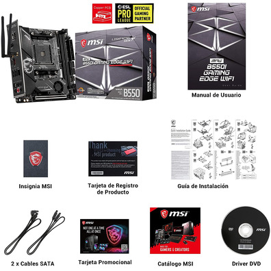 Placa Base MSI MPG B550I Gaming Edge Wifi AM4