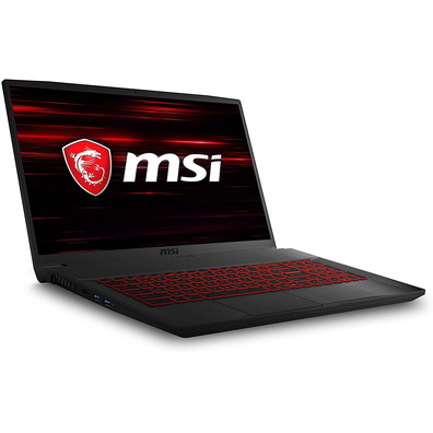 Portátil Gaming MSI GF75 10SCSR (Thin) -245XES i7/16GB/512 SSD + 1TB HDD/GTX1650Ti/17.3''