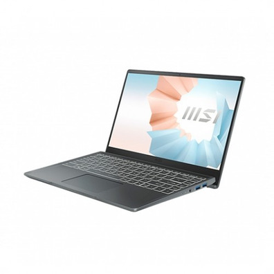 Portátil MSI Modern 14 B11SB-008ES Gris i7/16GB/1TB/MX450/W10/14''