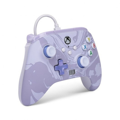 Power A con Cable Extraíble Lavender Swirl Xbox Series / One/PC