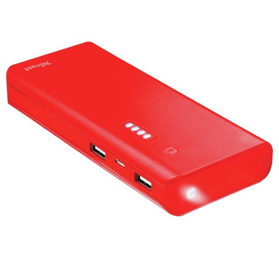 Powerbank 10000 mAh Trust Urban Primo Rojo