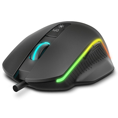 La souris de Jeu Krom Keos RVB arc-en-ciel