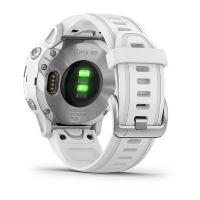 Reloj Deportivo GPS Garmin Fénix 6S Plata / Blanco