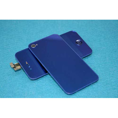 Réparation Full Conversion Kit for iPhone 4 Metallic Blue