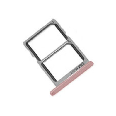 Dual SIM Card Tray for BQ Aquaris X5 Plus Pink