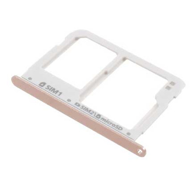 Dual SIM Card Tray for Samsung Galaxy A7 (2016) A7108 - Pink