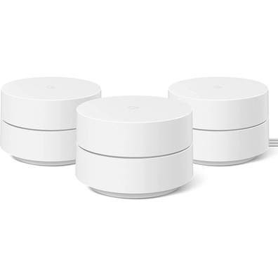 Router Inalámbrico Google WiFi 3-PK 2,4GHz/5GHz 3 unidades