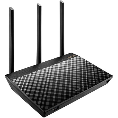 Router Wireless ASUS RT-AC66U (Pack x2) Negro