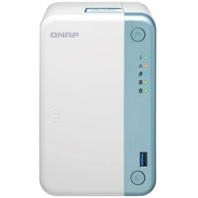 Servidor NAS Qnap Desktop 2BAY NAS 2Go RAM 1GbE