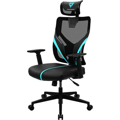 Silla Ergonómica Thunder X3 Yama 1 Negro / Cyan