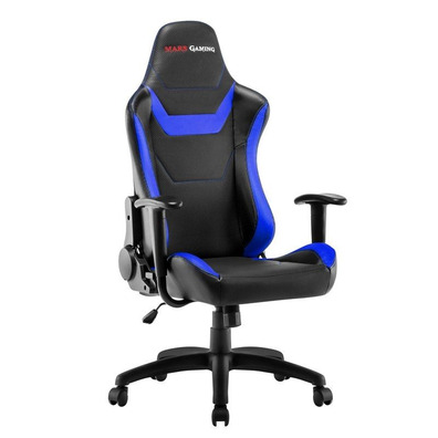 Chaise Gamer Mars Jeu MGC218bbl De Couleur Noir-Bleu Noir-Bleu