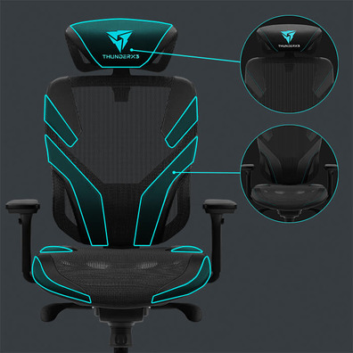 Chaise Gamer ThunderX3 Yama5 Bleu