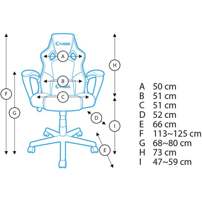 Silla Gaming NGS Wasp Gris