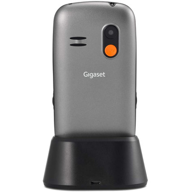 Smartphone Gigaset Life Series GL390 para personas Mayores Gris