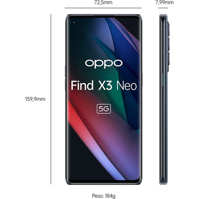 Smartphone Oppo Find X3 Neo 5G 12GB/256 Go Noir