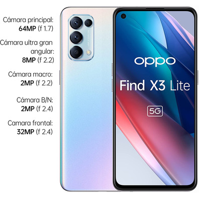 Smartphone Oppo Find X3 Neo 5G 12GB/256GB Argent