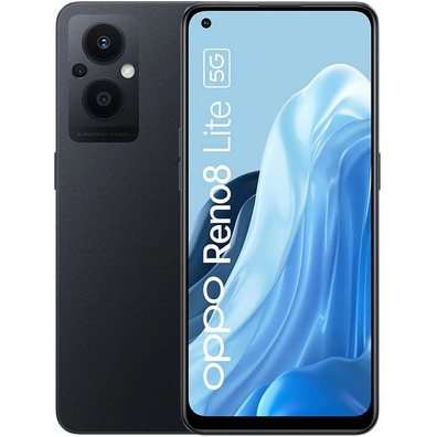 Smartphone Oppo Reno8 Lite 5G 8GB/128 Go Cosmic Noir