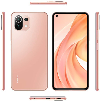 Smartphone Xiaomi Mi 11 Lite 6GB/128 Go 6,55 " 5G Rosa Melocotón