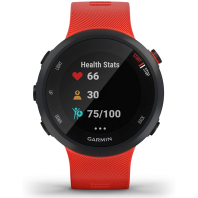 Smartwatch Garmin Forerunner 45 Notificaciones / Frecuencia Cardíaca/GPS Rojo