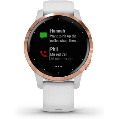 Smartwatch Garmin Sport Vivoactive 4S Blanc Rose