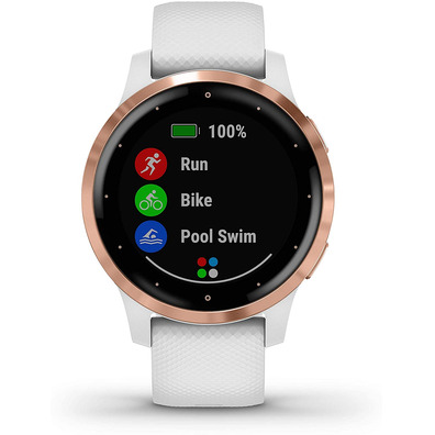 Smartwatch Garmin Sport Vivoactive 4S Blanc Rose