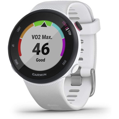 La Smartwatch de la Montre de Sport Garmin Forerunner 45S Blanc