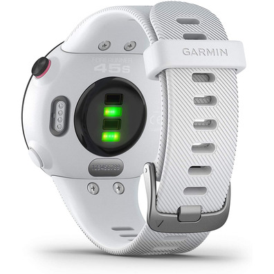 La Smartwatch de la Montre de Sport Garmin Forerunner 45S Blanc