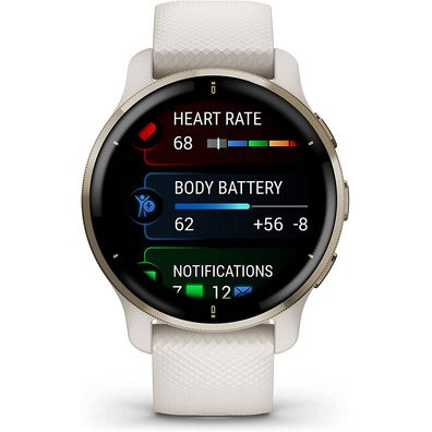 Smartwatch Garmin Venu 2 Plus GPS Beige y Oro