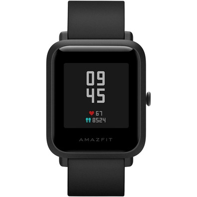 Smartwatch Huami Amazfit Bip S Noir de Carbone 3.25"/BT5.0/moniteur de fréquence Cardiaque/GPS