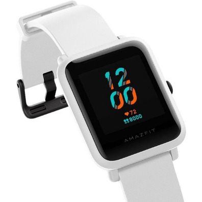 Smartwatch Huami Amazfit Bip S White Rock 1.28"/BT5.0/moniteur de fréquence Cardiaque/GPS