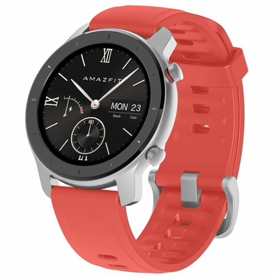 Smartwatch Huami Amazfit GTR 42mm de Corail Rouge BT5/Pulsómegro/GPS