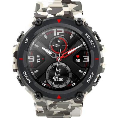 Smartwatch Huami Amazfit T-Rex Camo Vert 1.3"/BT/moniteur de fréquence Cardiaque/GPS