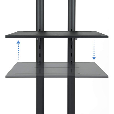 Soporte de suelo con ruedas Tooq FS1470M-B TV/Monitor 37''-70''