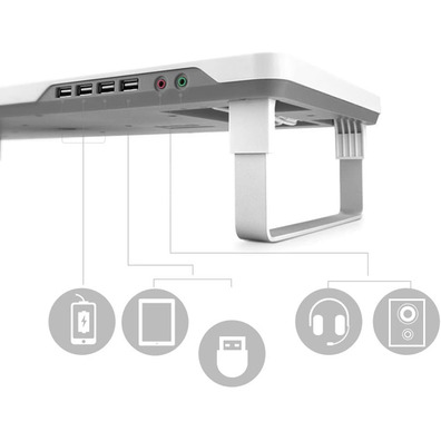 Soporte Monitor Deepcool M-Desk F1 Gris