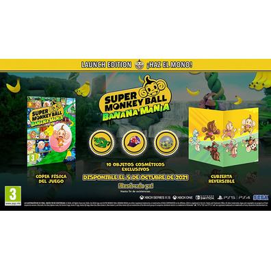 Commutateur Super Monkey Ball Banana Mania Launch Edition