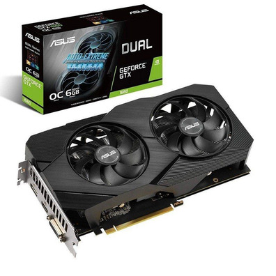 Tarjeta Gráfica ASUS Dual Geforce GTX 1660 EVO OC Edition 6 Go GDDR5