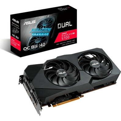 Tarjeta Gráfica ASUS Dual RX5700 XT EVO OC 8Go GDDR6