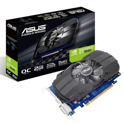 Tarjeta Gráfica Asus Geforce GT 1030 OC 2Go GDDR5