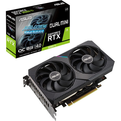 Tarjeta Gráfica Asus RTX 3060Ti Dual Mini OC LHR 8Go GDDR6