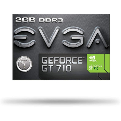 Tarjeta Gráfica EVGA GeForce GT 710 /2GB DDR3 Perfil Bajo