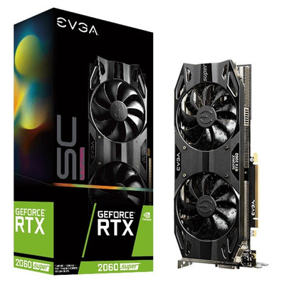 Tarjeta Gráfica EVGA Geforce RTX 2060 Super SC Ultra Gaming 8 Go GDDR6 1680 Mhz