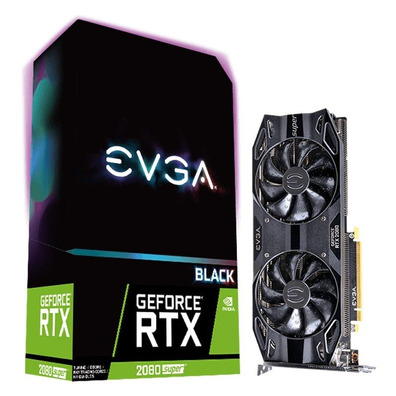 Tarjeta Gráfica EVGA Geforce RTX 2080 Super Black Gaming 8 Go GDDR6 1815 MHz