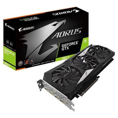 Tarjeta Gráfica Gigabyte AORUS Geforce GTX 1660 TI 6 Go GDDR6 1890 MHz