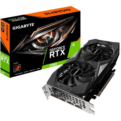 Tarjeta Gráfica Gigabyte RTX 2060 D6 6 Go GDDR6